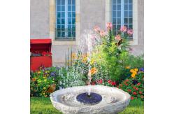 China Solar Fountain Free Standing Floating Water Pump For Outdoor Garden Pond supplier