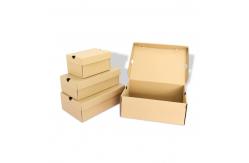 China Matt Lamination Shoe Packaging Box Folding Recycled Materials supplier