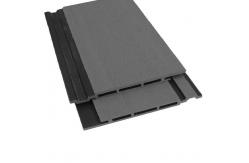 China Fireproof Slatted WPC Outdoor Wall Cladding Panel Recycled Wood Plastic Composite supplier