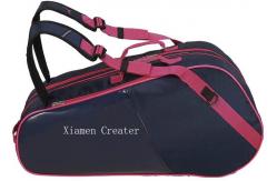 China Large Capacity Sports Badminton Racket Bag With Shoe Compartment supplier