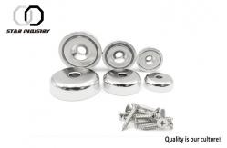 China D60 mm N52 Grade Holding Magnetic Hooks Assemblies Long Service Life supplier