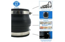 China Flexible Rubber Bellows For Piping Quick Coupling Kxt304 Counterclip Pipe Flex Joint supplier