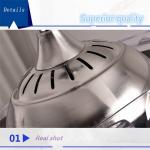 6000k 4000lm Crystal Flush Mount Ceiling Fan Neutral White