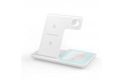 China Foldable 15W Fast Wireless Charging Stand For Apple Watch Airpods supplier