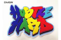 China Custom No Minimum Chenille Embroidery Patches For Varsity Jackets supplier
