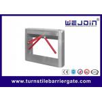 Flexible Double Tripod Turnstile Gate Waist Height With Dc Motor For Museum for sale