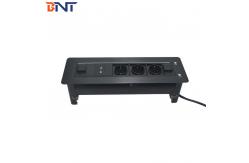 China Motorized Flip Up Conference Table Electric Power Socket Outlet Box supplier