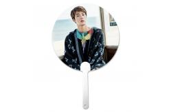 China Custom Lenticular Animation KPOP Flip 3d Hand Fan supplier