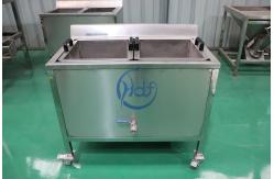 China Gas / Electric Heating Chicken Deep Fryer Machine Commercial Two Baskets supplier