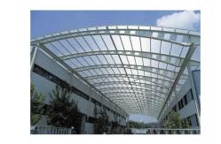 China Clear Twin Wall Polycarbonate Roofing Sheet With Modern Design 4mm-20mm Thickness supplier