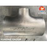 Duplex Steel Pipe Fittings Reducer Tee B16.9  ASTM A815 UNS S31803 Pipe Branch for sale
