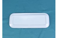 China OEM ODM Melamine 12.75 Rectangular Food Serving Tray supplier