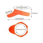 Adults Empty Plastic PVC Sun Visor Cap Velcro Back Closure for sale