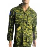 65 Polyester 35 Cotton / Twill Fabric ACU Military Uniform Set For Malaysia Army for sale
