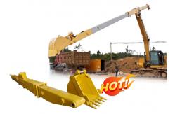 China 14M 15M Excavator Telescopic Arm Long Arm With Bucket Digging Foundation Pit supplier