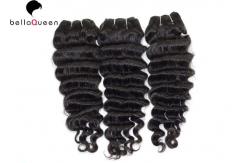 China Deep Wave Extension Raw Unprocessed Grade 7A Virgin Hair Weaving supplier