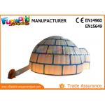 PVC Coated Nylon Blow Up Dome Tent Marquee / Inflatable Igloo With LED Lighting for sale