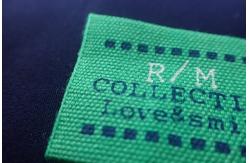 China Rectangle Screen Printing Custom Woven Labels For Clothes，Hats supplier