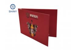 China Modern Novel Design Video Brochure Card Offset Printing supplier