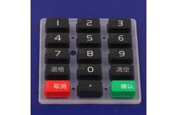 China Durable Plastic Keycap Custom Silicone Rubber Keypads supplier