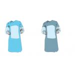 Sterile Disposable Nonwoven Reinforrced Surgical Gown for sale