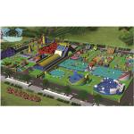 Custom Color Outdoor Recreation Inflatable Water Park For Adults for sale