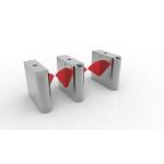 Dc Brush Motor Security Barrier Gate / Flap Gate Barrier With Safety Mechanism for sale