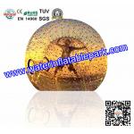 TPU Glass Inflatable Zorb Ball 3m x 2m , Inflatable Human Hamster Ball
