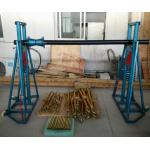 Easy Moving Wire Reel Stand / Elevator Cable Drum Jack 5 - 20 Ton for sale