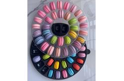 China Plastic Tower Macaron Packaging Box  Customizable Design supplier