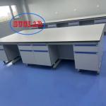 Enhance Your Lab's Performance with Steel Wood C-Frame Chemistry Lab Workbench Chemical Laboratory Furnitures for sale