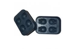 China Summer Silicone Ice Mold Sustainable 3D Skull Ice Cube Mold Customized supplier