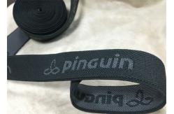 China Non - Slip Tape Customiezd 3D Rubber Patches Silk Screen Printing On Woven Tape supplier