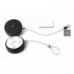 Plastic Anti Shoplifting Round Recoiler With Adjustable Lasso Loop End for sale