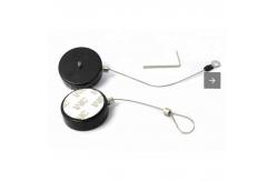 China Plastic Anti Shoplifting Round Recoiler With Adjustable Lasso Loop End supplier