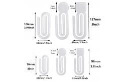 China Blank Printable Sublimation Acrylic Paper Clip For Photos Printing supplier