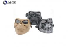 China Black Cool Military Tactical Masks , Custom Tactical Skull Face Mask Skeleton supplier