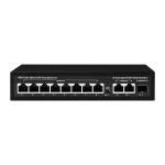 120W Unmanaged POE Switch 8 PoE 10/100/1000Mbps + 2 LAN 10/100/1000Mbps + 1SFP 100/1000M for sale