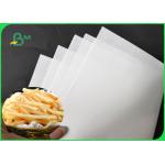 1200MM 30GSM - 60GSM White French Fries Wrapping Paper 10 / 15GSM PE Coated for sale