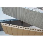 Lined / Grooved Terracotta Wall Tiles Sound Insulation For Curtain Wall for sale