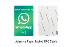 China Tap-to-WhatsApp Magic | Adhesive NFC Stickers | Gradient Branding & Industrial Adhesion supplier