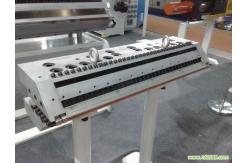 China Conical Twin Screw Wood Plastic Composite Extrusion Line For Board supplier