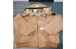 China 12oz Fire Resistant Duck Canvas Jacket Cotton Windproof FR Winter Quilt Lined Jackets supplier