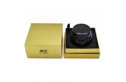 China Free Sample Customized Cardboard Gold Gift Jars for Skincare Packaging and Customized supplier