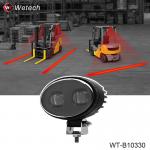 Red / Blue Forklift Safety Zone Lights IP67 Fork Truck Safety Light for sale