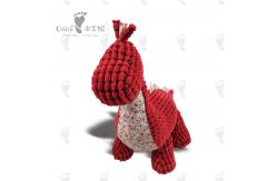 China 46cm Stuffed Cartoon Characters ODM Soft Anime Red Dinosaur Toy supplier