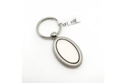 China Convenient Metal Keychain Holder with Zinc Alloy Construction supplier