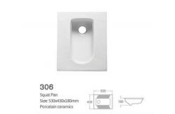 China Public WC Toilets Bathroom Sanitary Ware Porcelain Ceramic Squatting Pan OEM supplier