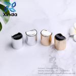 Aluminum Cosmetic Bottle Caps Disc Top Screw bottle caps for sale for sale