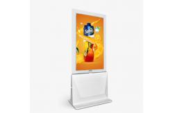 China RTC Clock Double Sided Digital Signage Interactive Touch 55in supplier